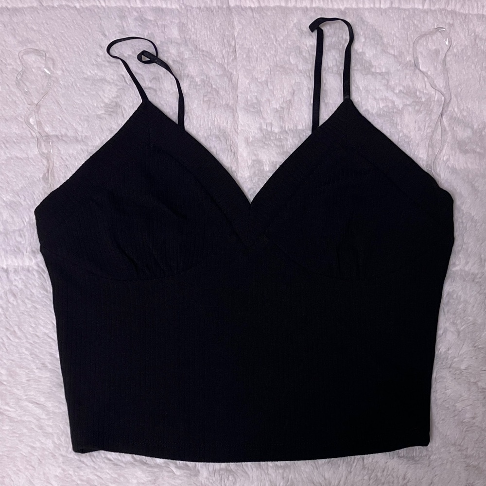 Bozzolo Classic Black V-Neck Camisole